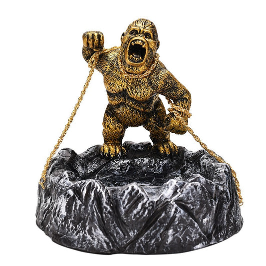 Creative King Kong domineering gorilla ashtray study decoration gift