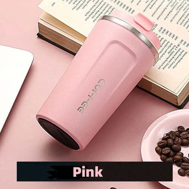 tainless Steel Coffee Cup Travel Thermal Mug Leak-Proof Thermos Bottle Tea Coffee Mug Vacuum Flask Insulated Cups