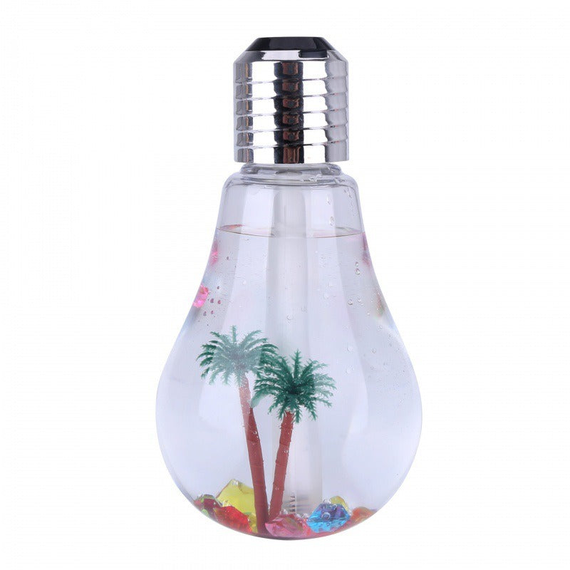 USB small humidifier desktop creative decoration New light bulb Quiet home atmosphere lighting gifts