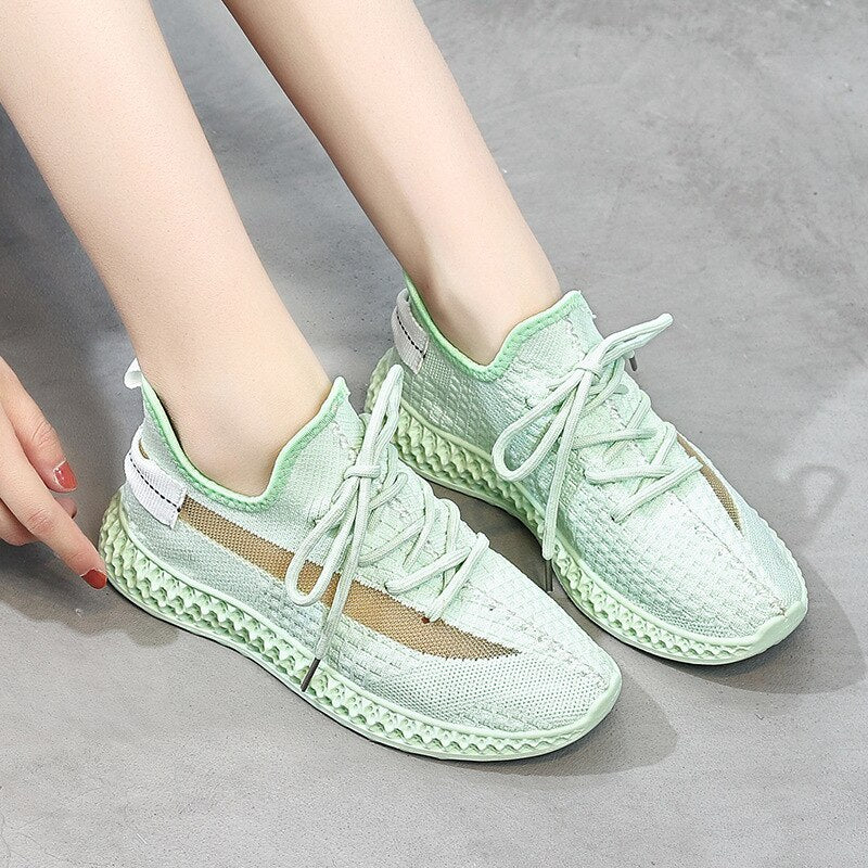 Summer New Tide Shoes Female Explosion Knitted Knitted Shoes Shoes Women's Shoes